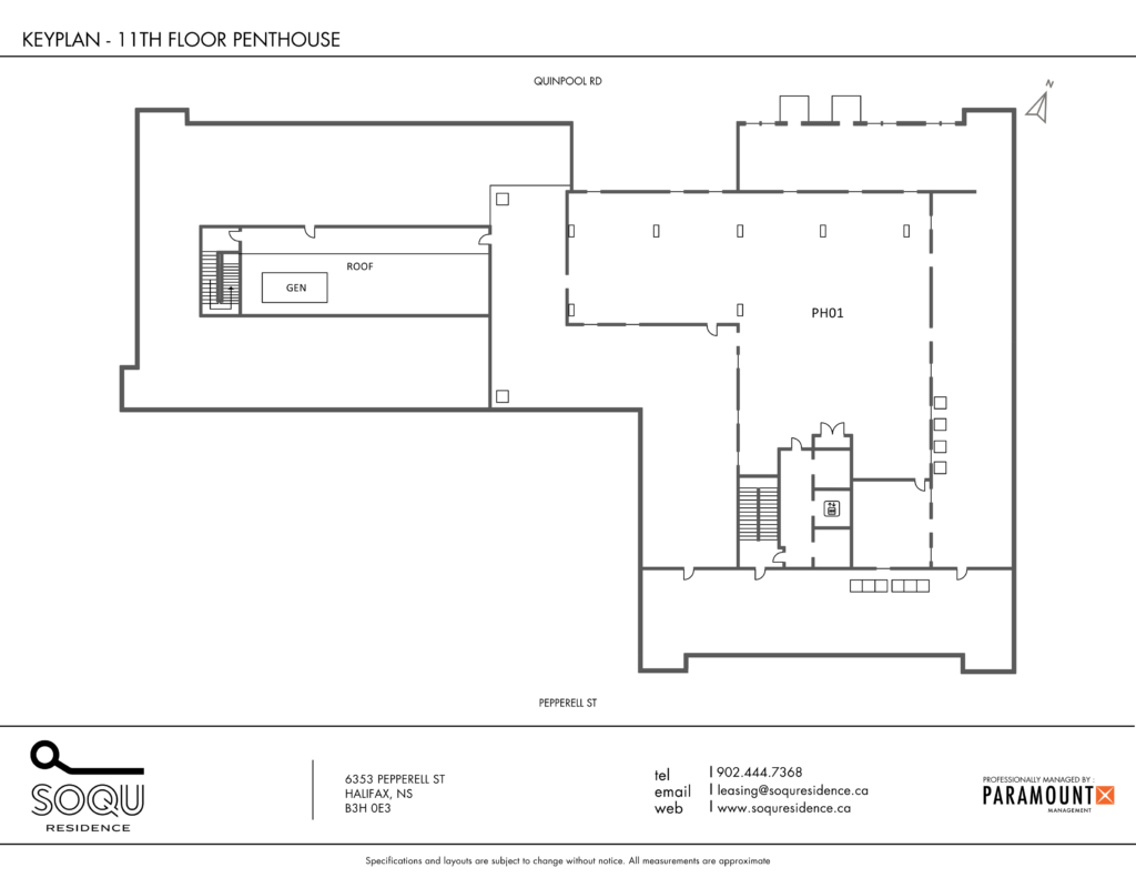 11th floor penthouse